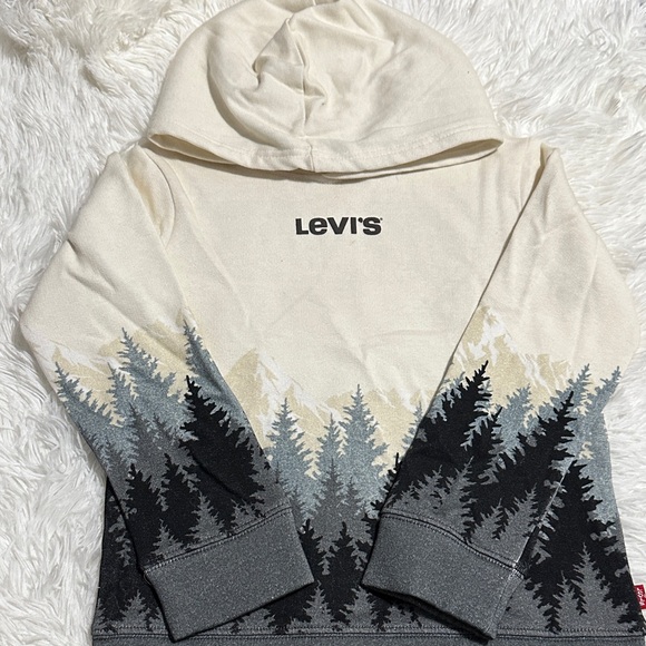 Levi's Cream and Gray Forest Hoodie - Picture 1 of 2